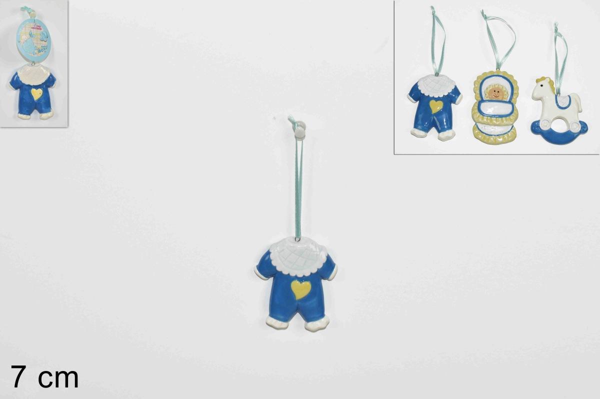 Appendino Ceramica baby Celeste