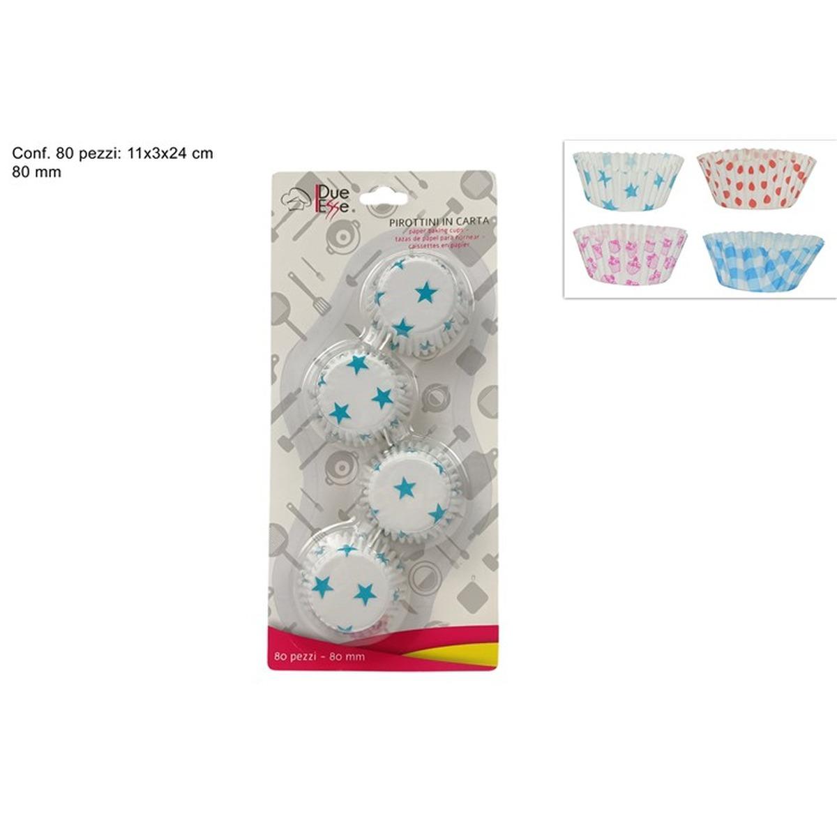 Pirottini Dolci Carta 80 mm 80pz Col