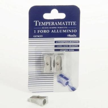 Blister Temperino Metallo 1Foro 2pz