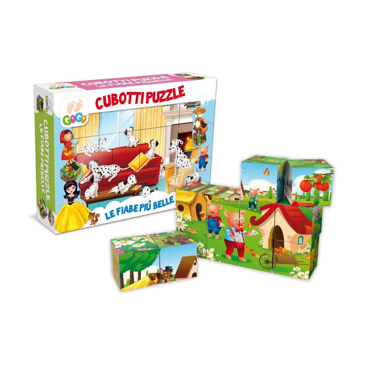 Cubotti Puzzle 12pz Fiabe Italiane