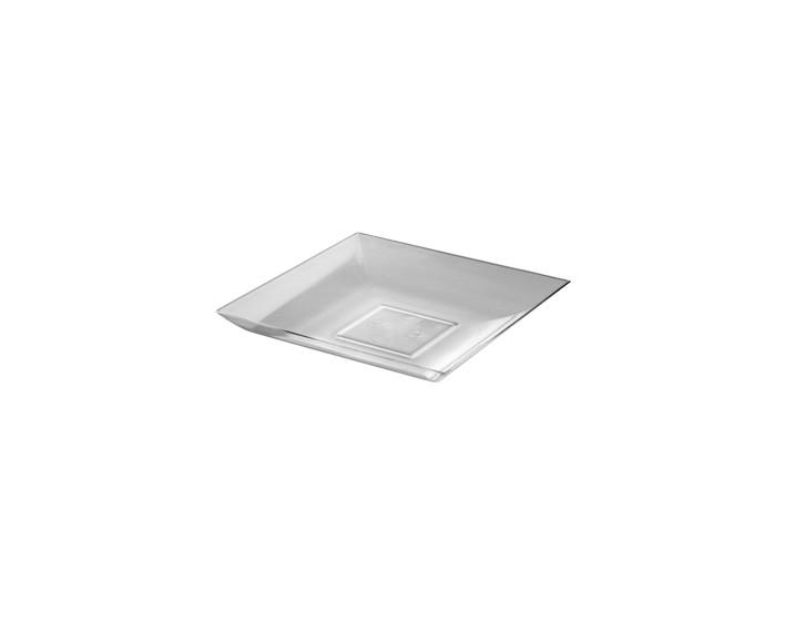 Finger Food Piattino quadrato trasp. 50 pz