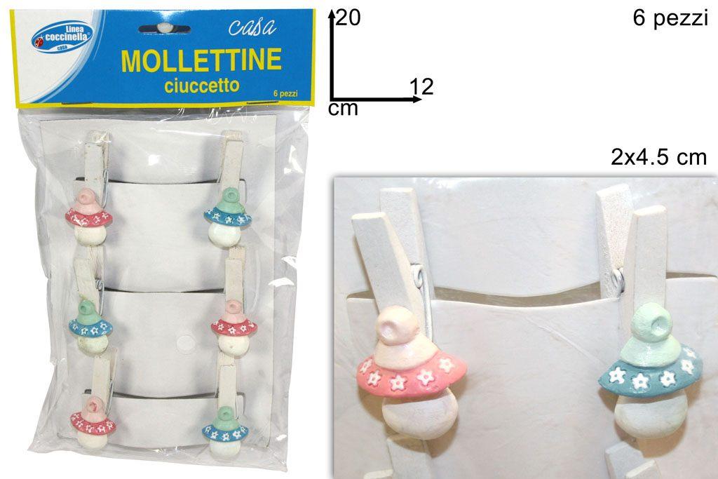 Mollettine ciuccetto 6pz