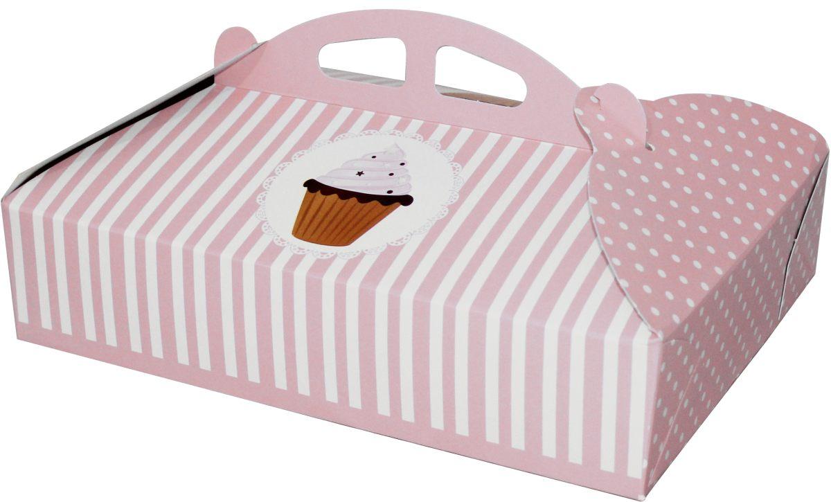 Scatola Torta rett. 23*33 cm rosa