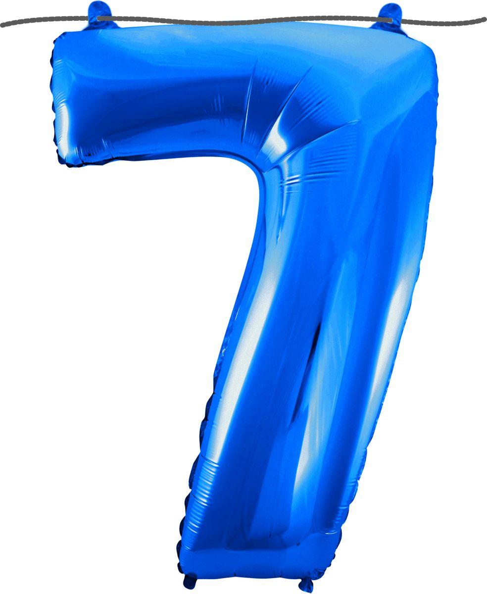 1 Pallone Numerale 7 bLU
