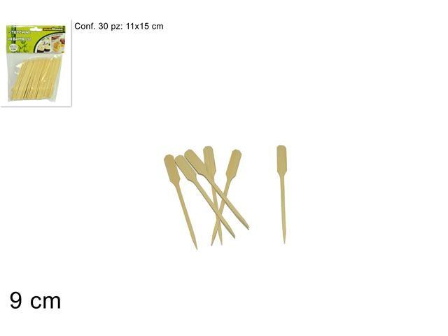 Stecchini aperitivo bamboo 30pz 9 cm