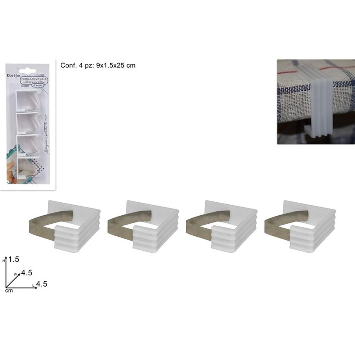 Fermatovaglia ferro 4 pz