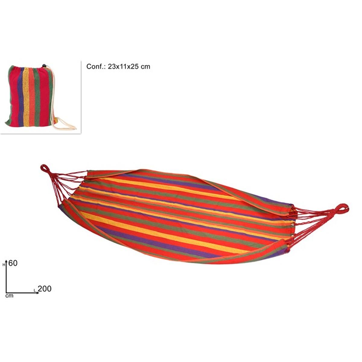 Amaca Colorata C/Sacca cm 200*80