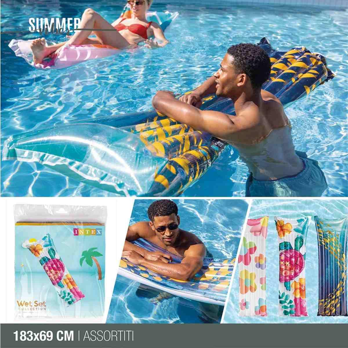 Materassino floreale cm 183*69 litri 24