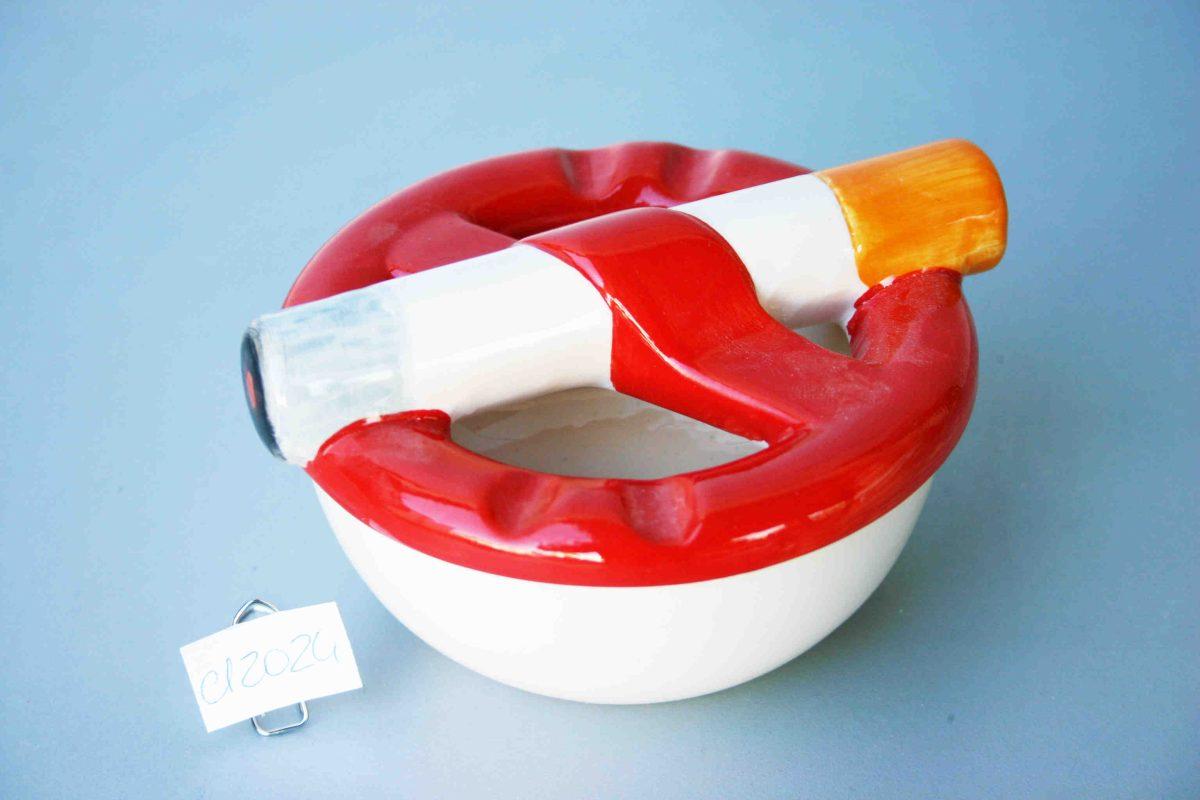 Posacenere ceramica no smoking
