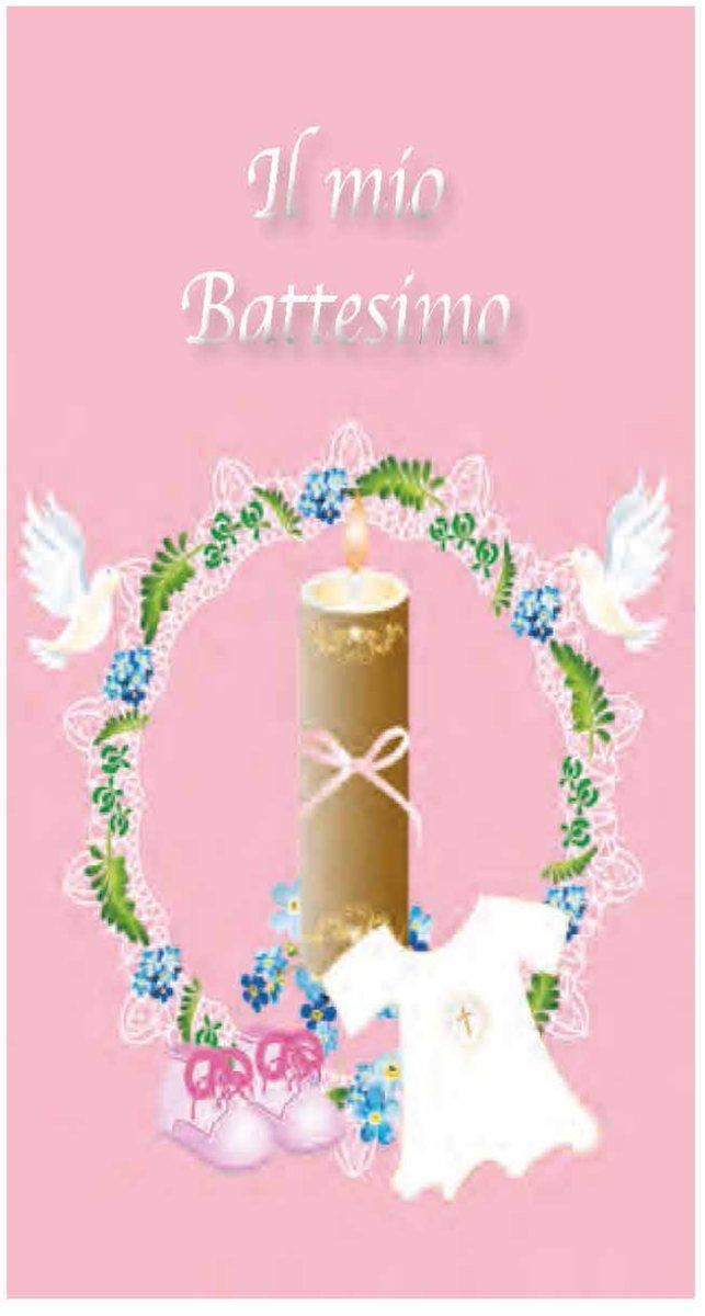 Biglietti Augurali Battesimo Bambina