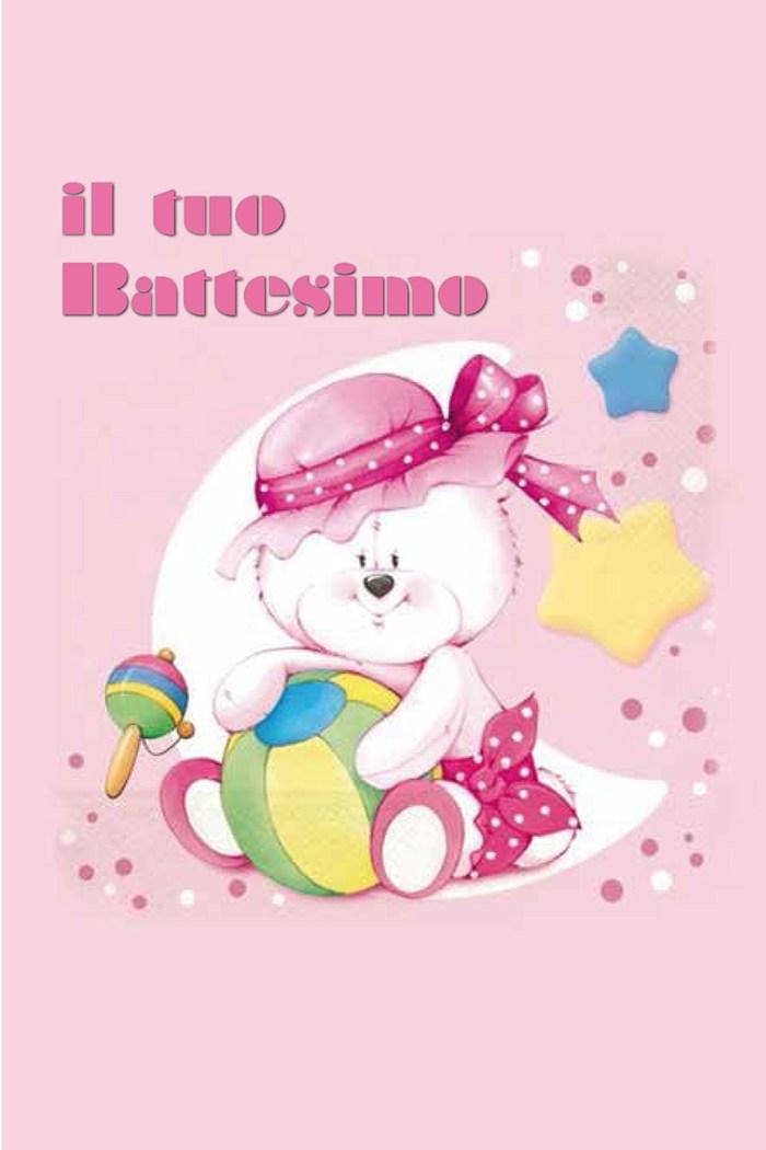 Biglietti Augurali Battesimo Bambina