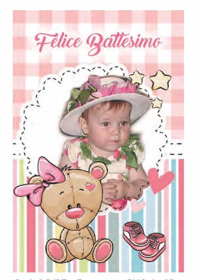 Biglietti Augurali Battesimo Bambina