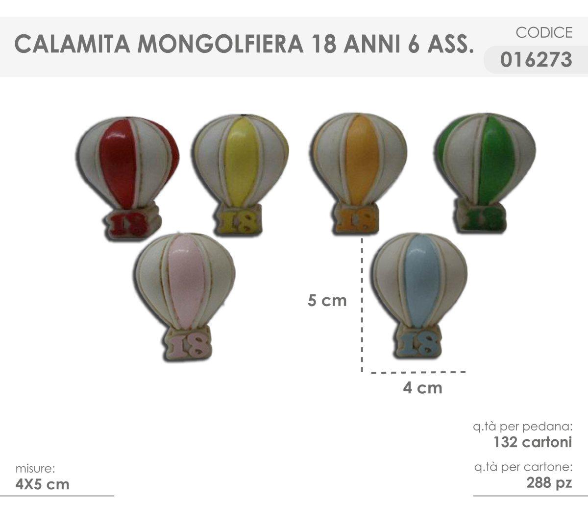 Calamita Mongolfiera 18 anni