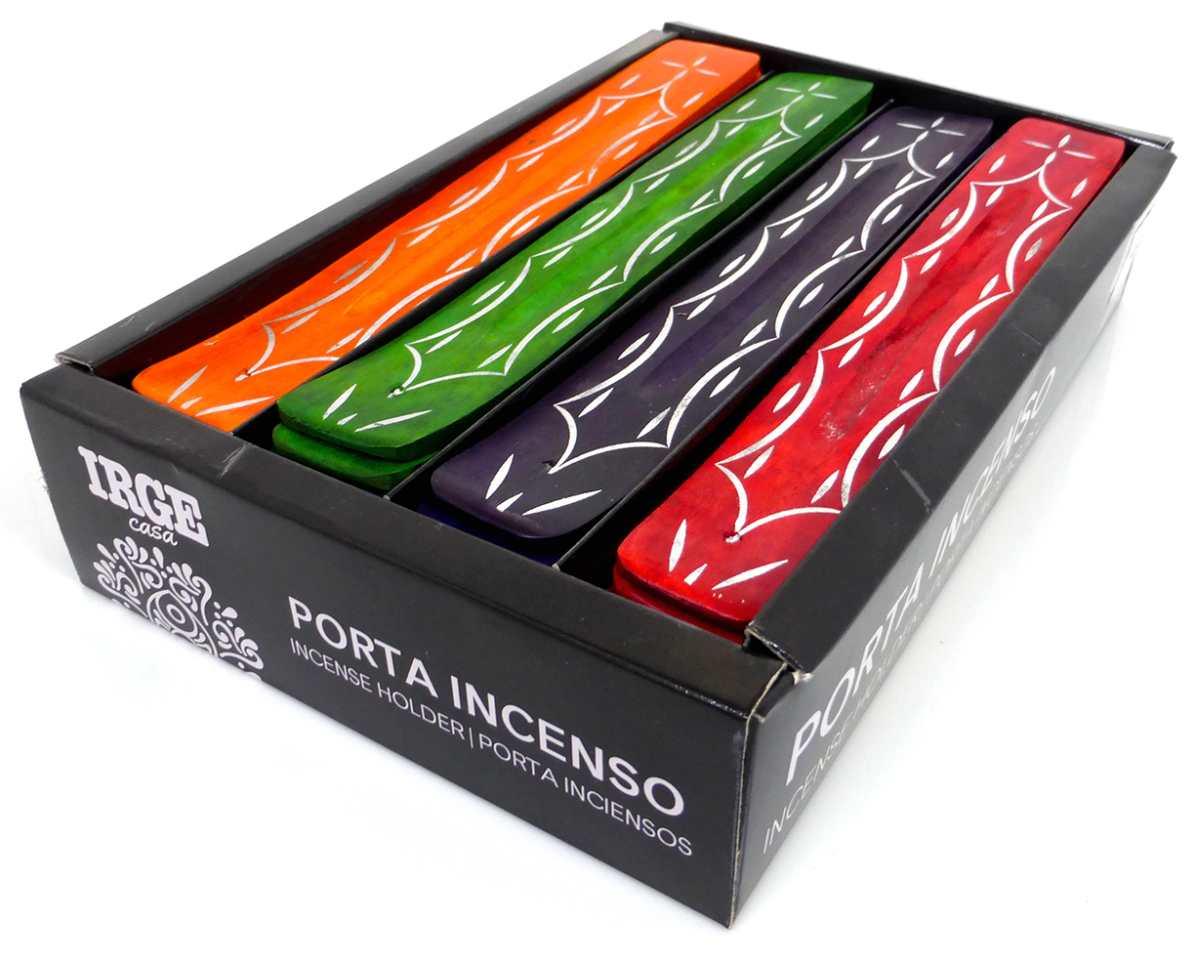 Porta Incenso Legno Colorato