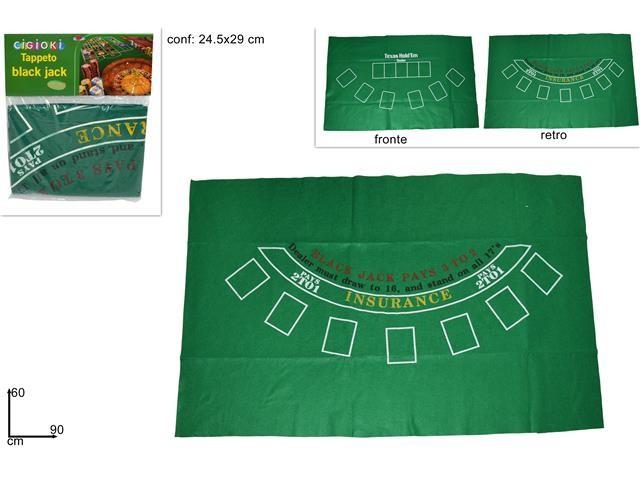 Tappeto tavolo blackjack poker