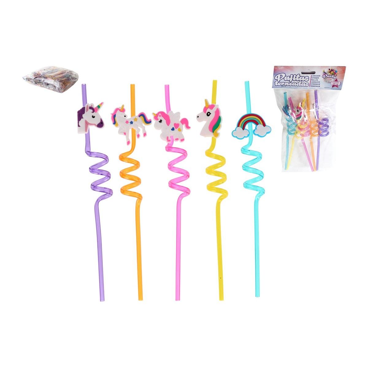 Set 5 Cannucce 26.5Cm 5 Unicorno