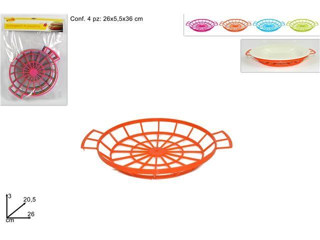 Sottopiatti plastica set 4 pz