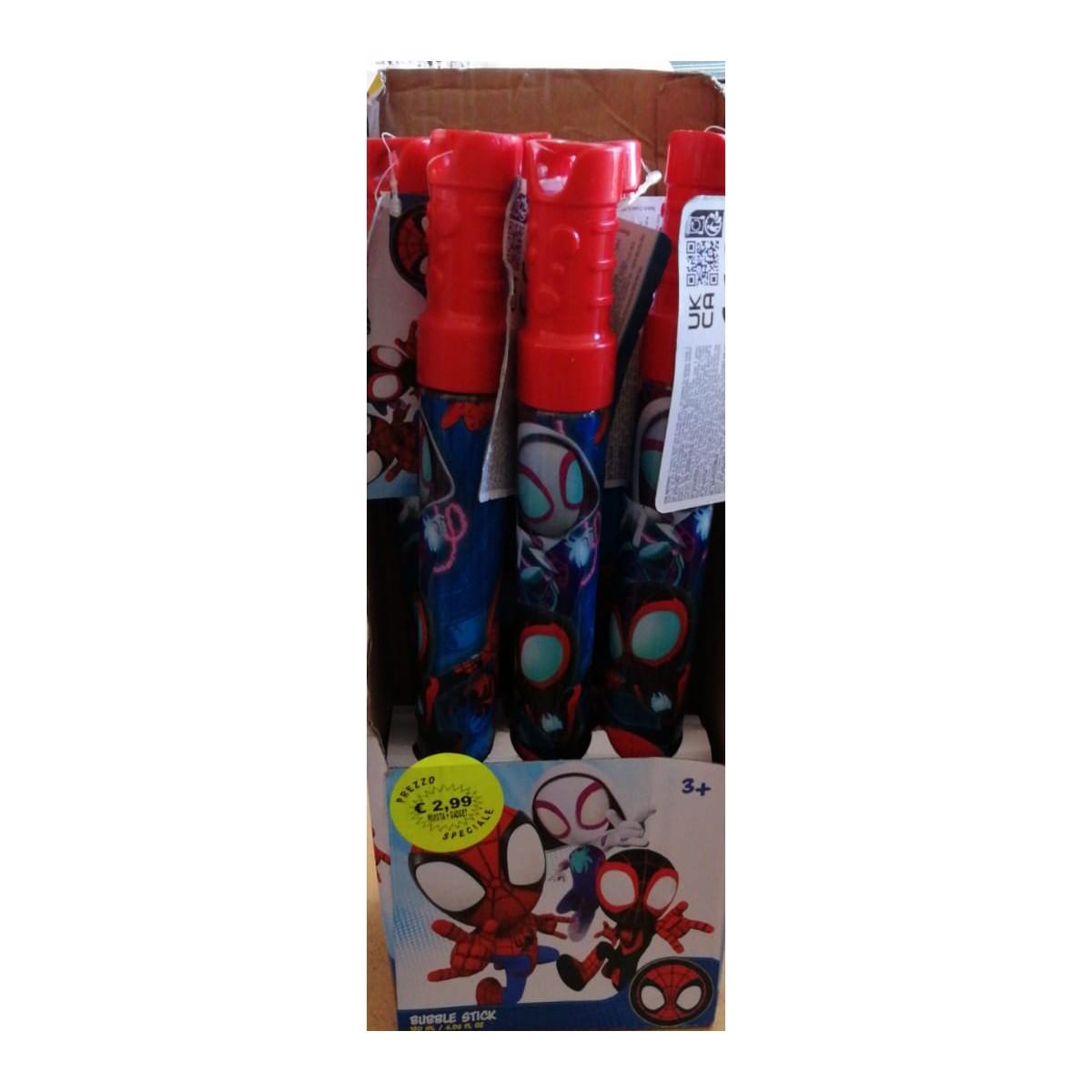 Bolle sapone spada Spiderman