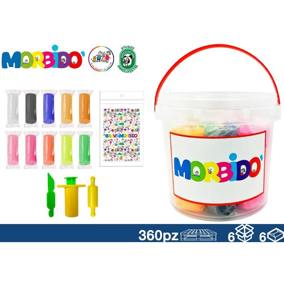 Plastilina Secchiello 1.3 kg 10 pz