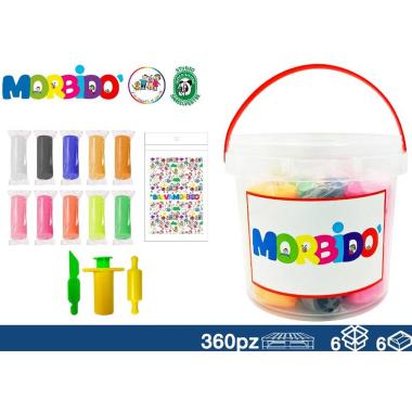 Plastilina Secchiello 1.3 kg 10 pz