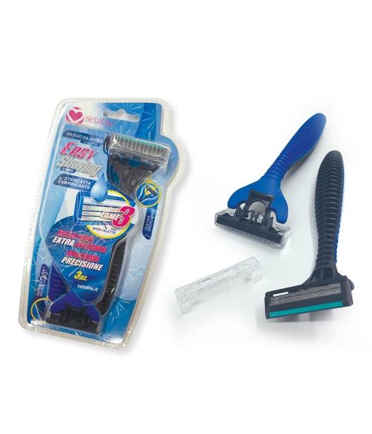 Rasoio barba man 3 lame easy shaving 3 pz