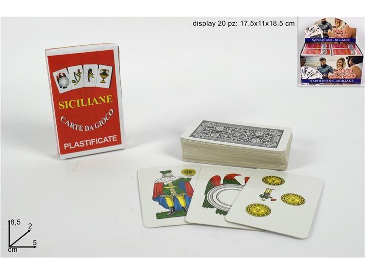 Carte da gioco plastificate sicilia