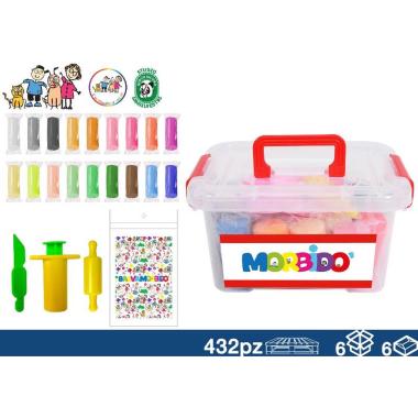 Plastilina Baule 900 gr 18pz+3 formine