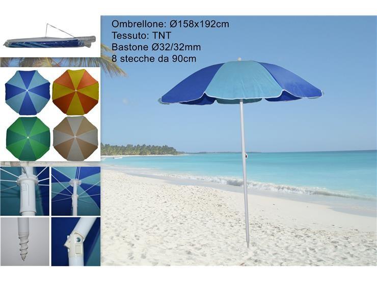 Ombrellone 90/8 tnt solid bicolore