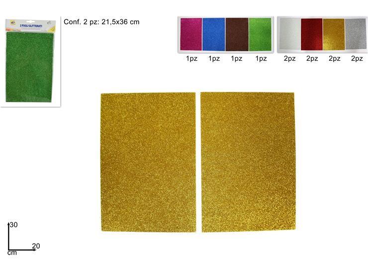 Fogli glitterati per lavoretti