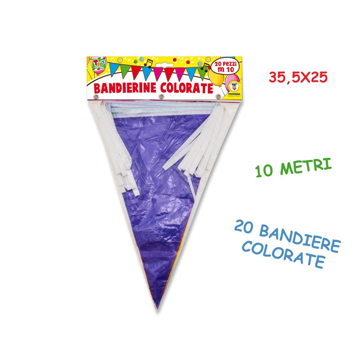 Bandierine 10 metri 20 bandiere