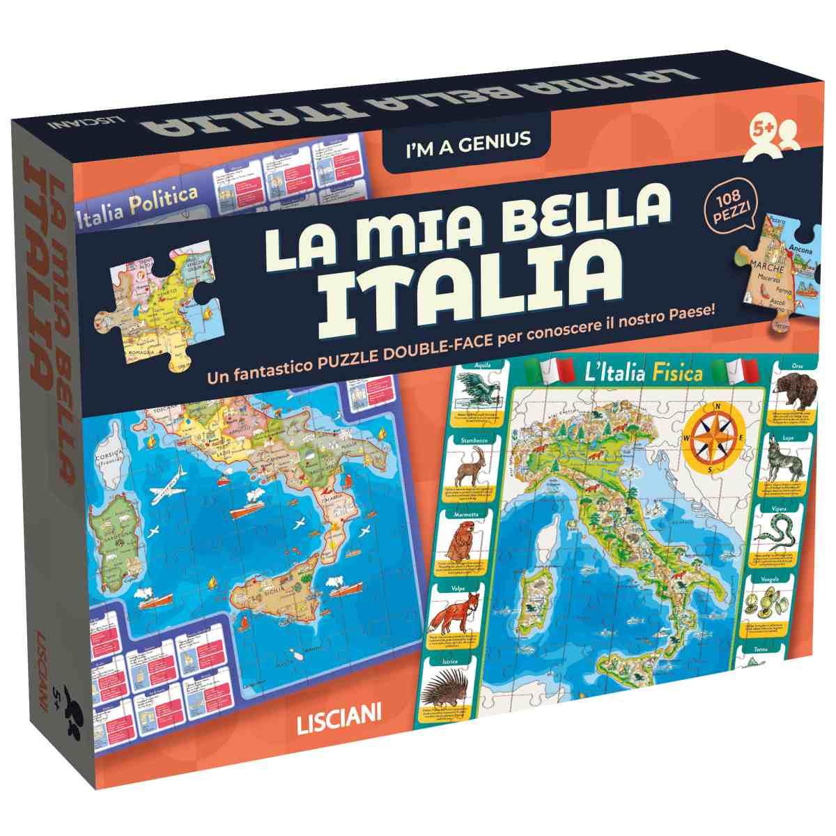 I'm a Genius Geopuzzle La Mia Bella Italia