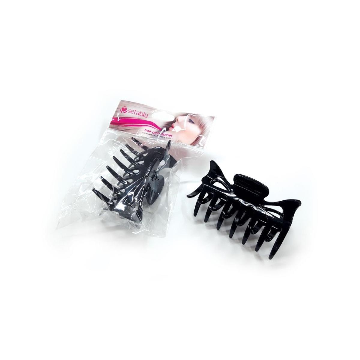 Pinza 7 denti grande nera