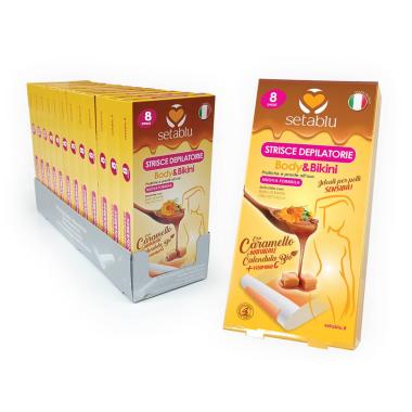 Strisce Bikini 8pz Caramello e Calendula