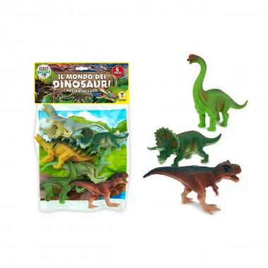 Busta Animali Dinosauri 6 pz