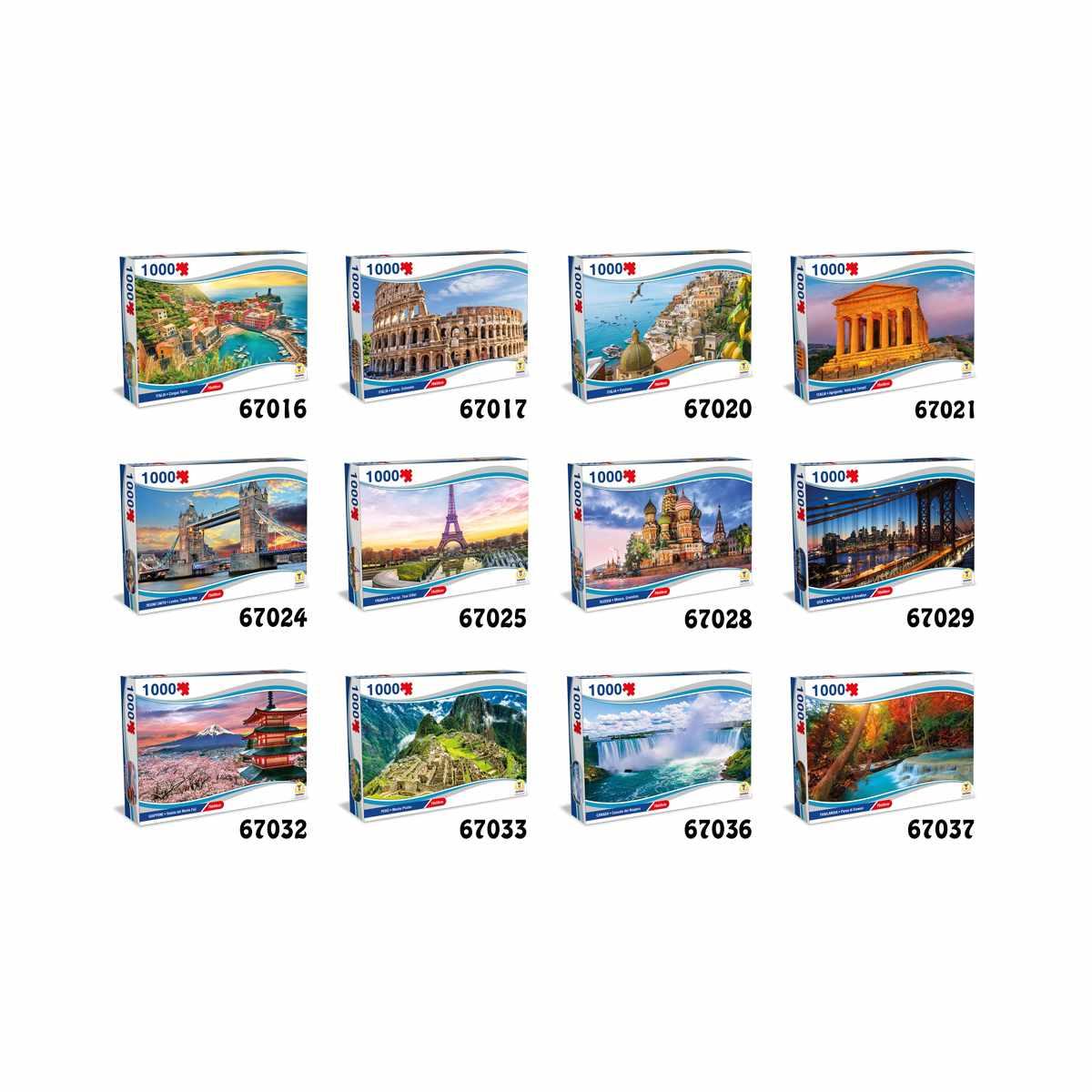 Puzzle 12 Modelli 70X50 1000 pz