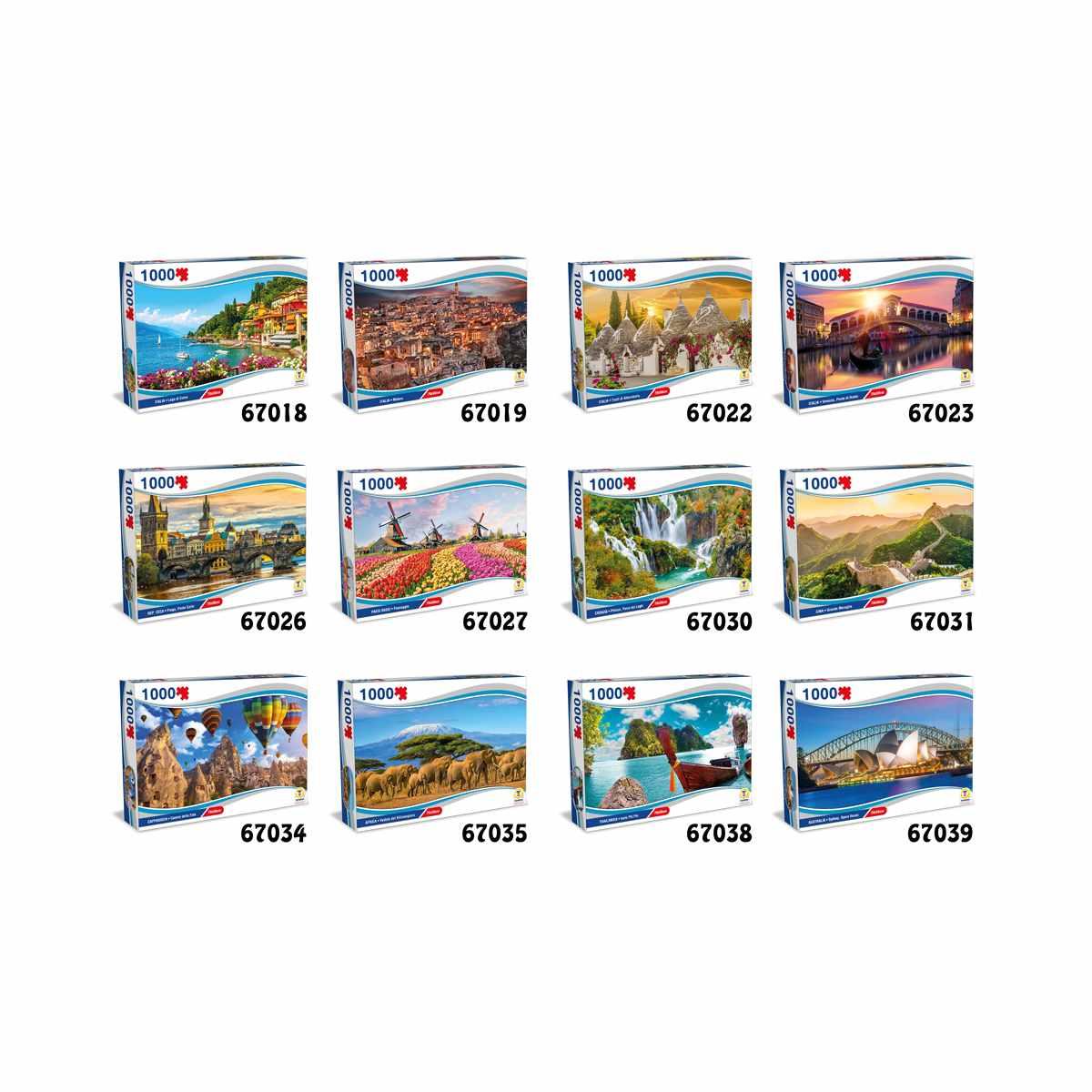 Puzzle 12 Modelli 70X50 1000pz