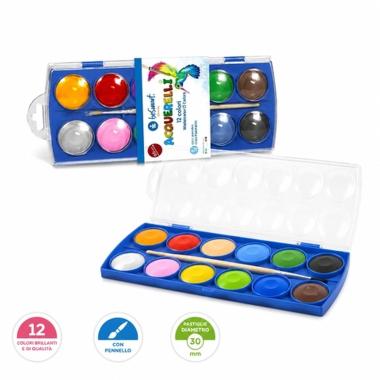 Acquerelli Diam.30 12pz Besmart