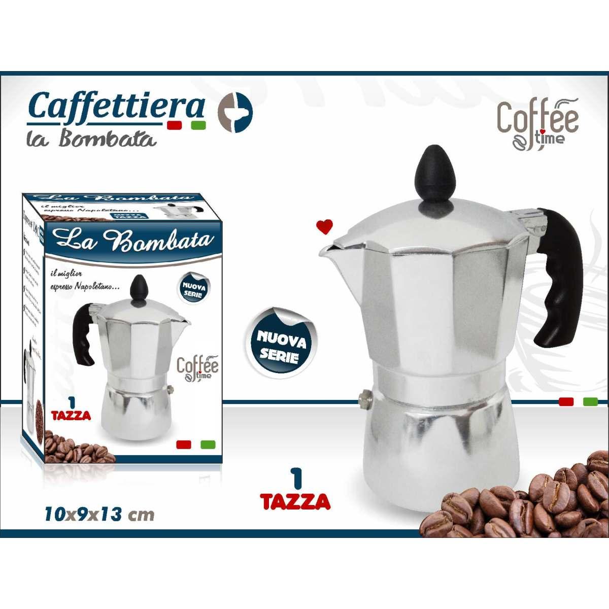 Caffettiera Bombata 1Tazza