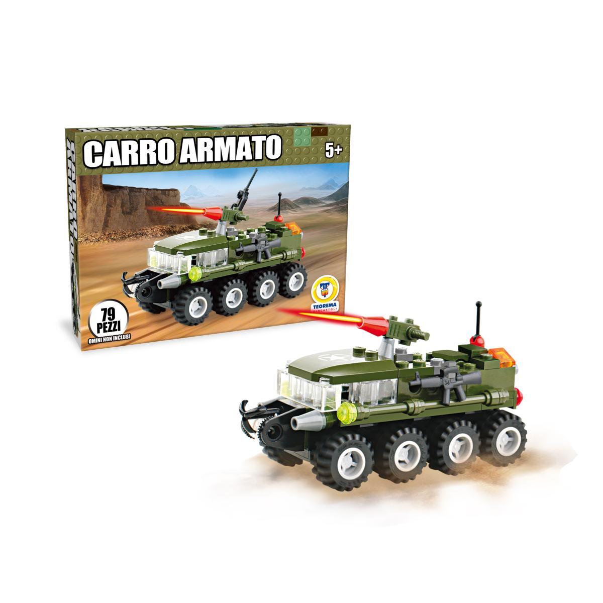 Costruzioni Click Clack Carroarmato 93pz