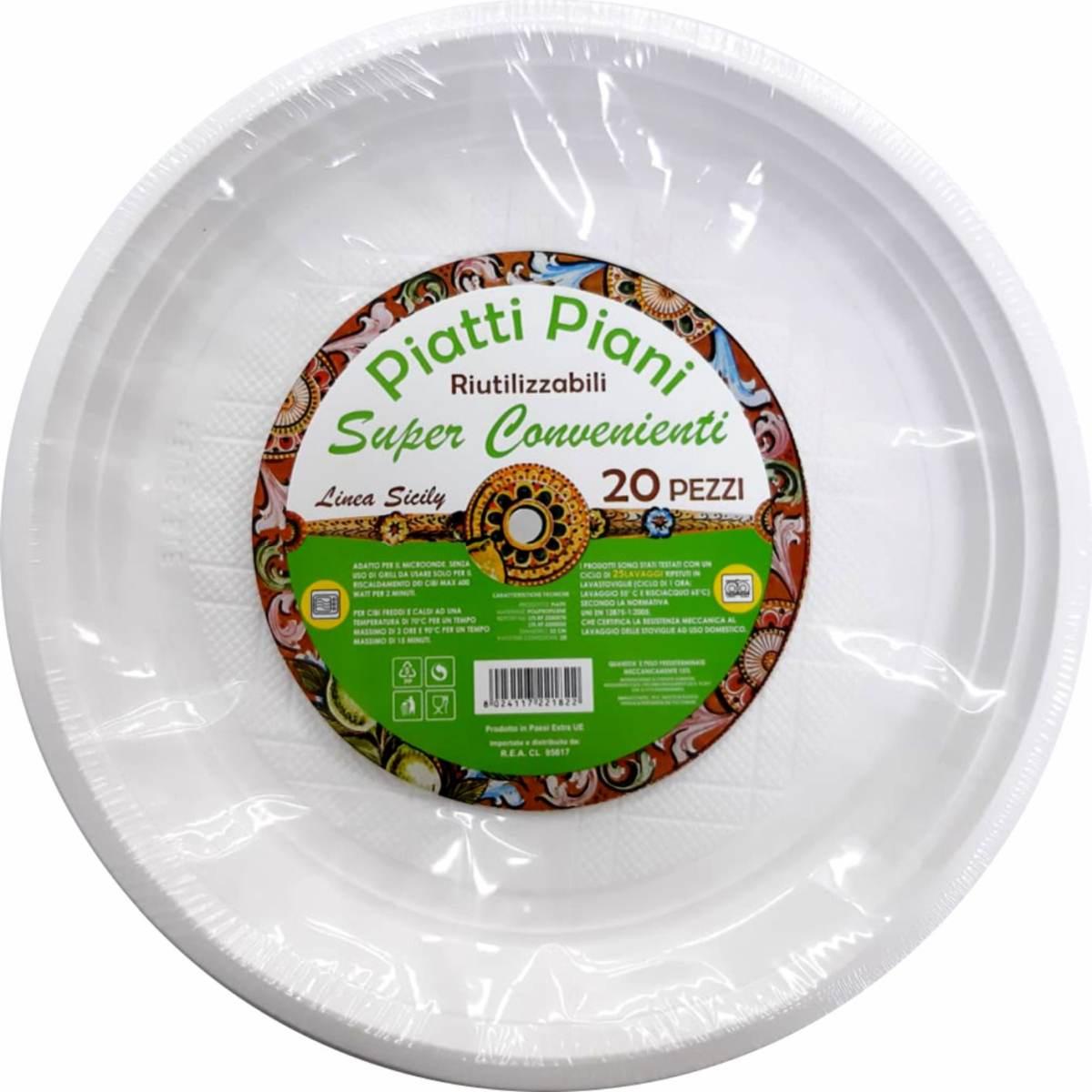 Piatti Piani Linea Sicily 20pz