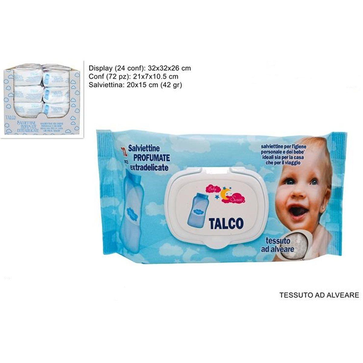 Salviettine Talco Baby  72pz