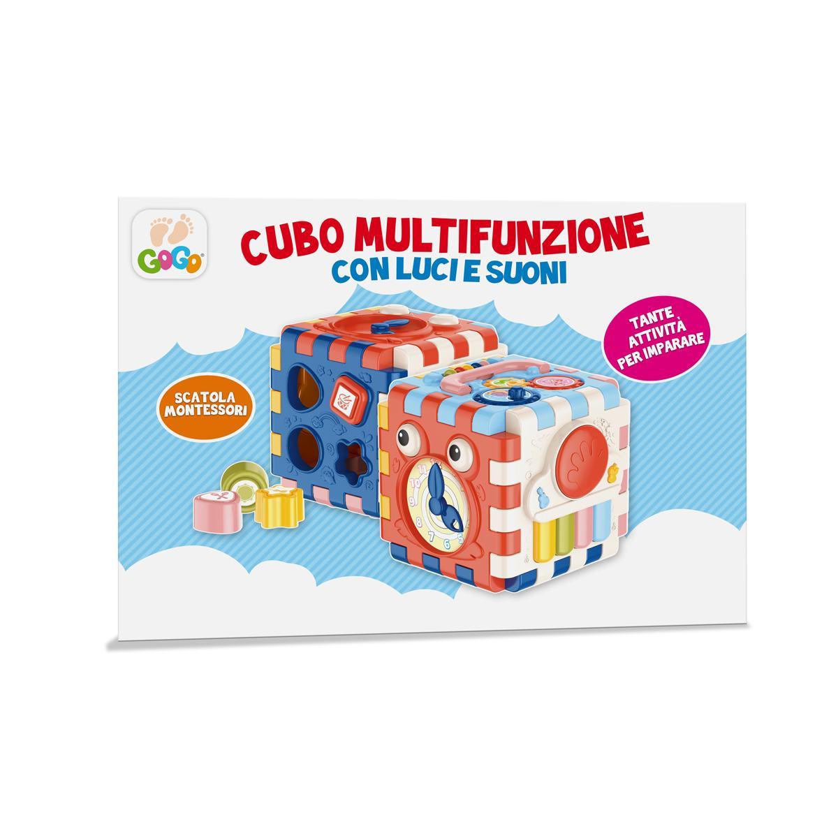 Cubo Attività Multifunzione Luci e Suoni