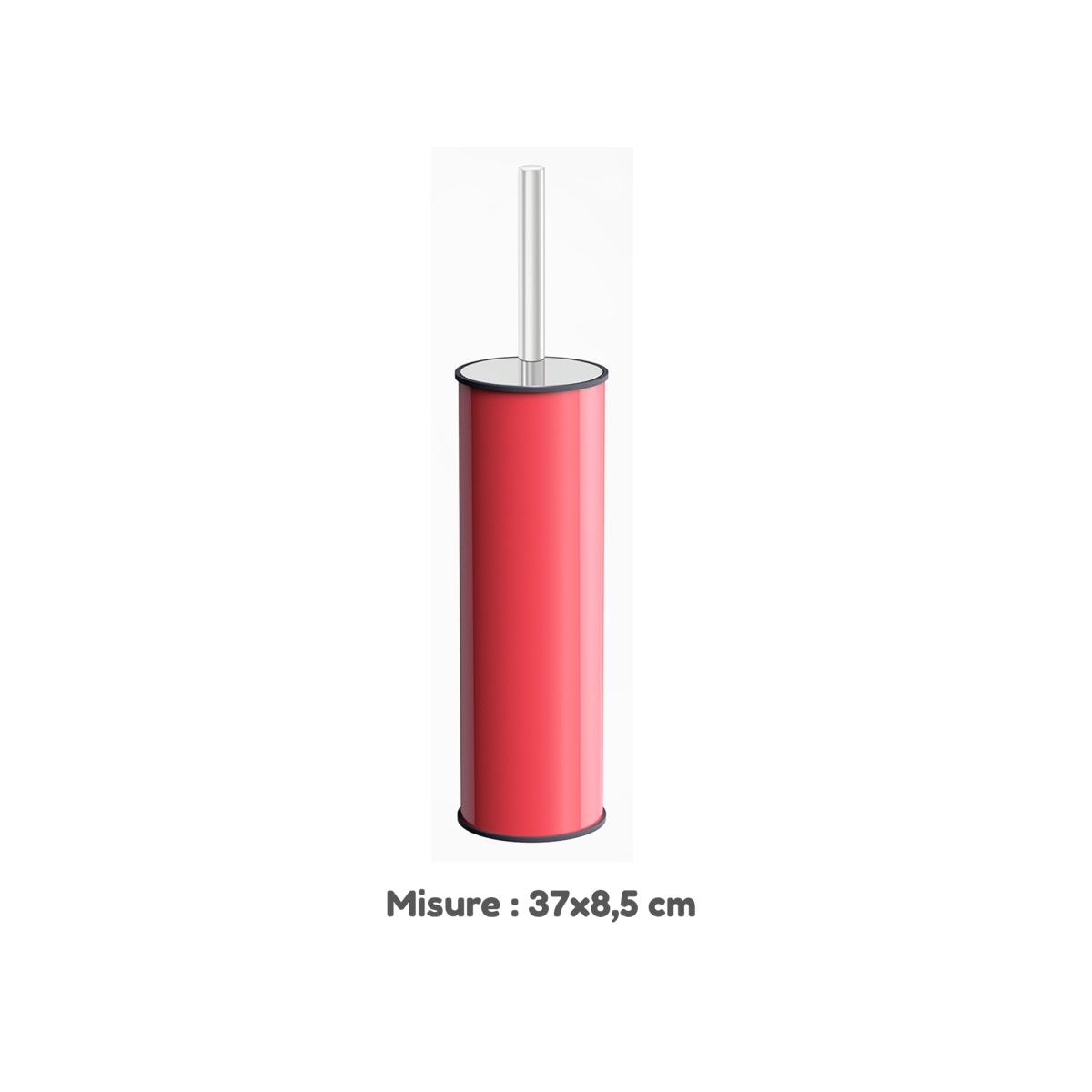 Portascopino Acciaio Rosso