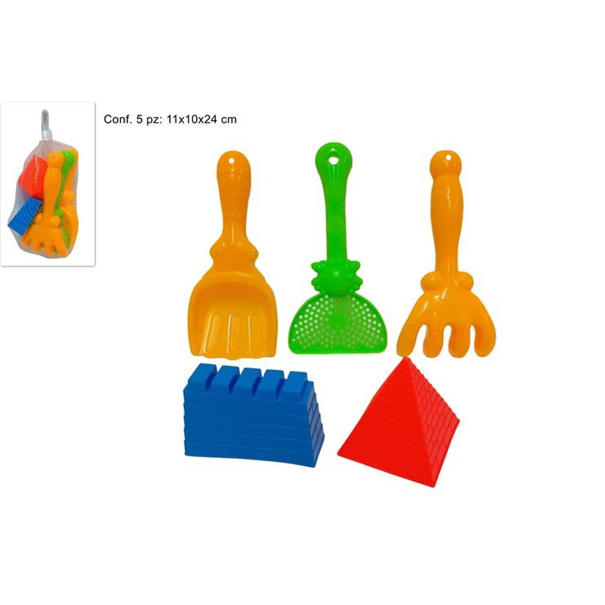 Attrezzi gioco mare 5pz