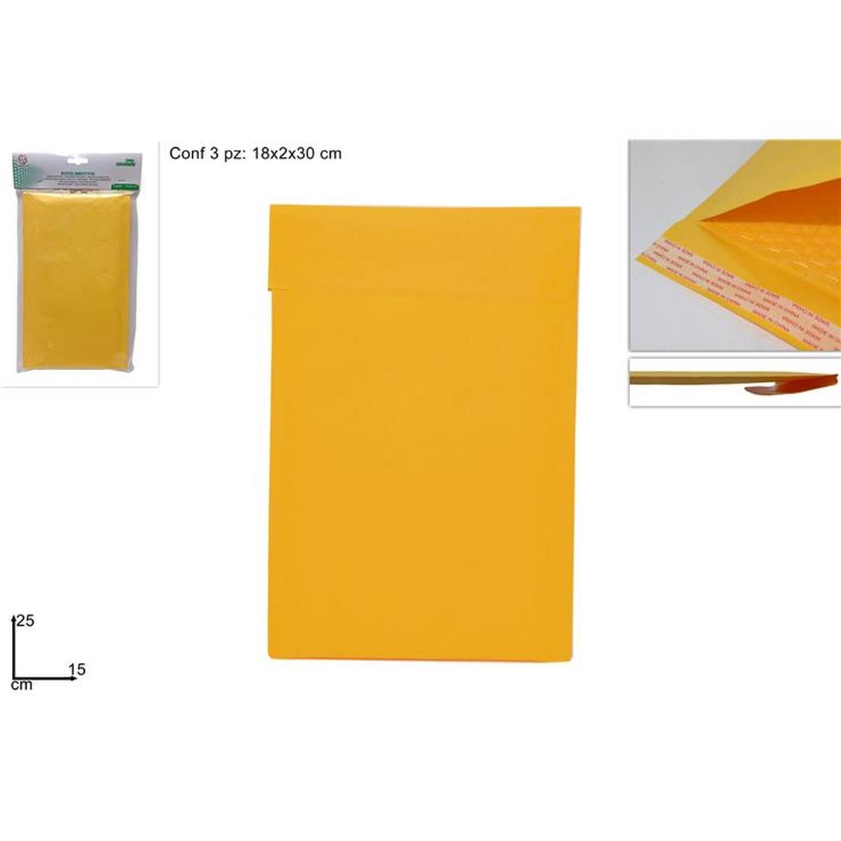 Busta Imbottita 3pz 15*25cm