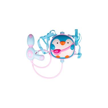 Zaino C/Pistola Spara Acqua Pinguino
