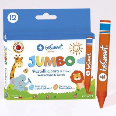 Box 12 Pastelli Jumbo Cera Be Smart