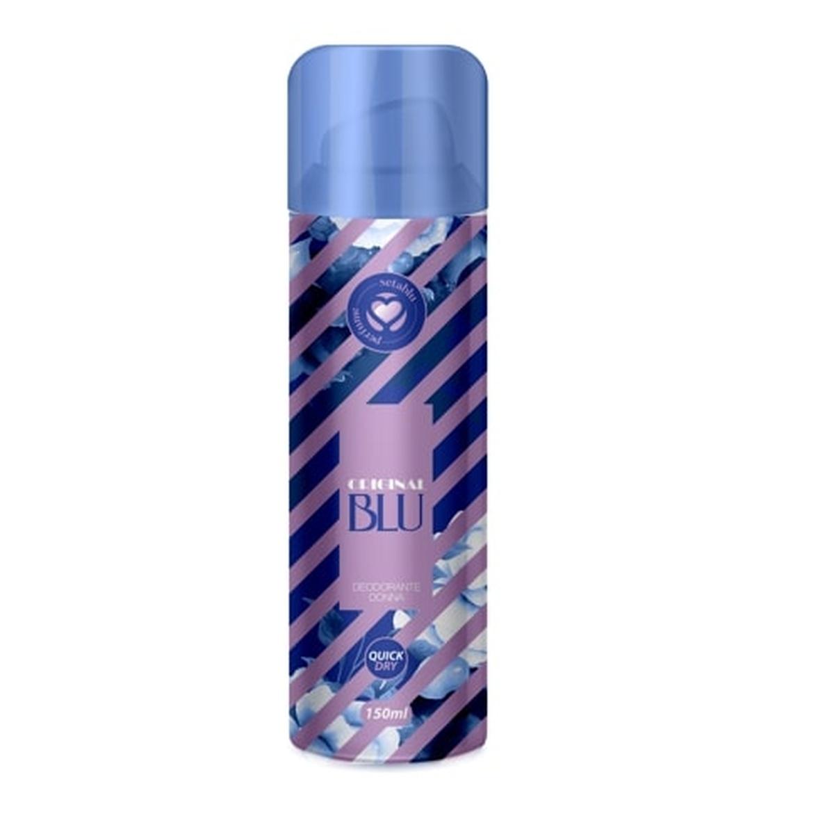 Deo Spray Donna 150ml Original Blu