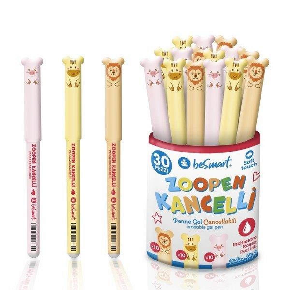 Zoopen Kancelli' Rossa In Barattolo 30pz Besmart
