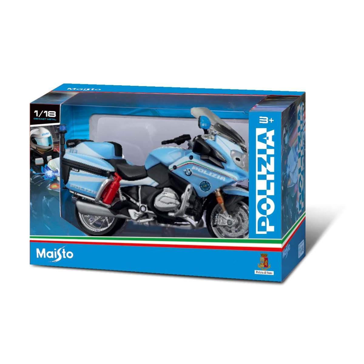 Moto Polizia 1:18